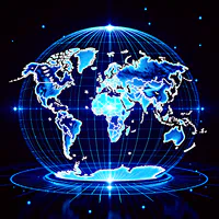 Holographic World Map